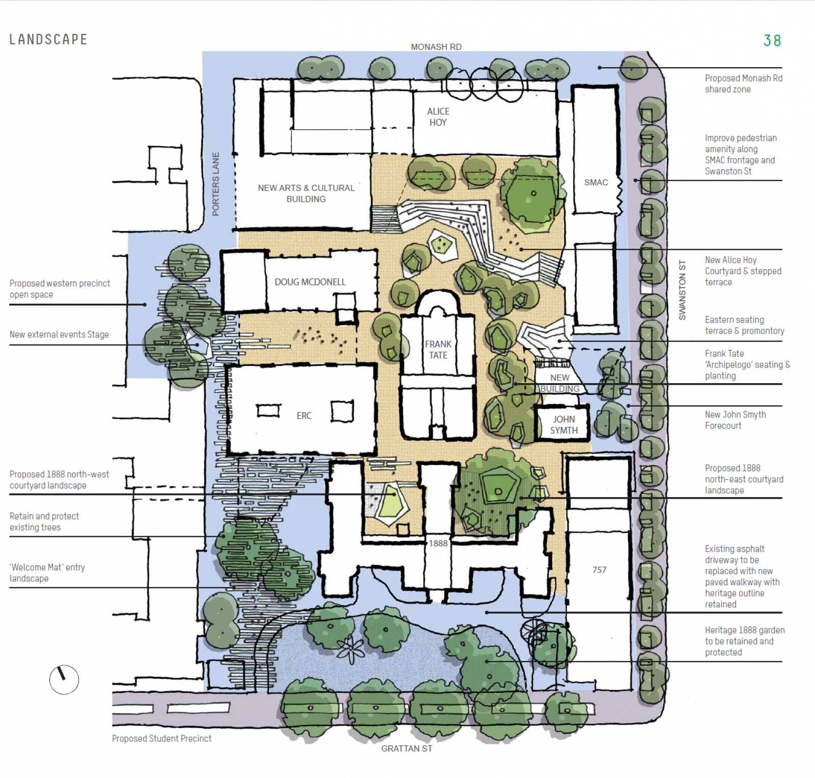 UoM New Student Precinct Urban Design Framework
